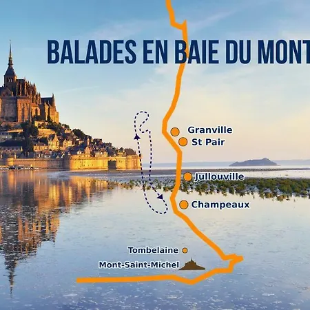 Lepetit Nid Du Mont Maison Normande Proche De La Baie Du Mont Saint Michel 度假居 *